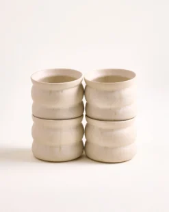 Sintra Becher klein bubble sand 4er-Set