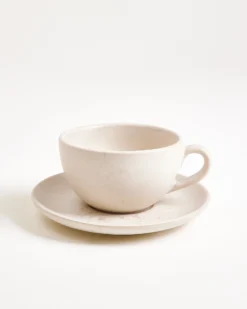 Sintra Cappuccinotasse & Untertasse klein classic sand