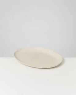 Sintra Servierplatte L oval sand