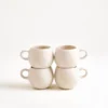 Sintra - Set of 4 espressomugs sand