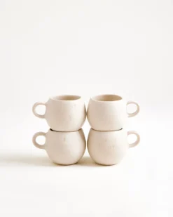 Sintra - Set of 4 espressomugs sand