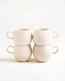 Sintra - Set of 4 mugs small sand