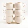 Sintra - Set of 6 mugs small sand
