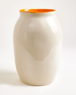 Sombra vase L sand orange
