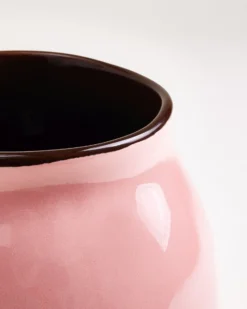 Sombra vase M pink brown