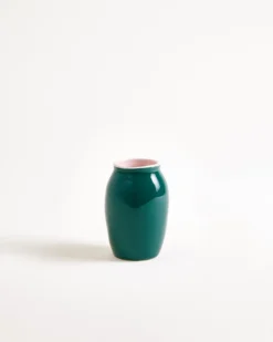 Sombra - Vase S dark green rosé