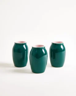Sombra - Vase S dark green rosé