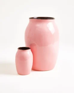Sombra vase S pink brown
