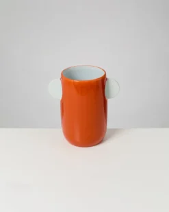 Tomar vase M orange light blue