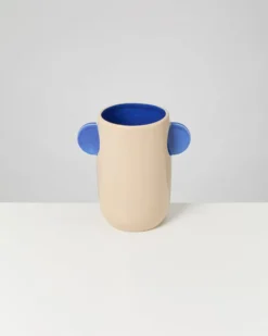 Tomar vase M sand blue