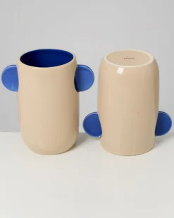 Tomar vase M sand blue