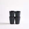 Turmalina - Set of 4 Espressocups black