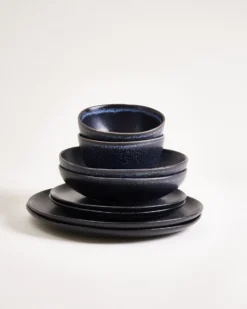 Turmalina - Tableware set black 8 pieces