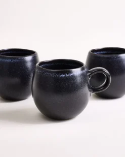 Turmalina Tasse klein schwarz 4er-Set