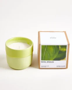 Velar - scented candle "Basil Breeze" lime